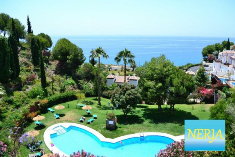 Apartamento Con Espectaculares Vistas Al Mar. Leilighet Nerja Eksteriør bilde